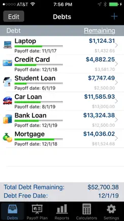 Debt Payoff Assistant iPhone image 1