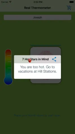 Game screenshot Real Thermometer- prank with friends apk