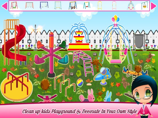 Screenshot #4 pour Enseignant en classe CleanUp Play école Decor Wash