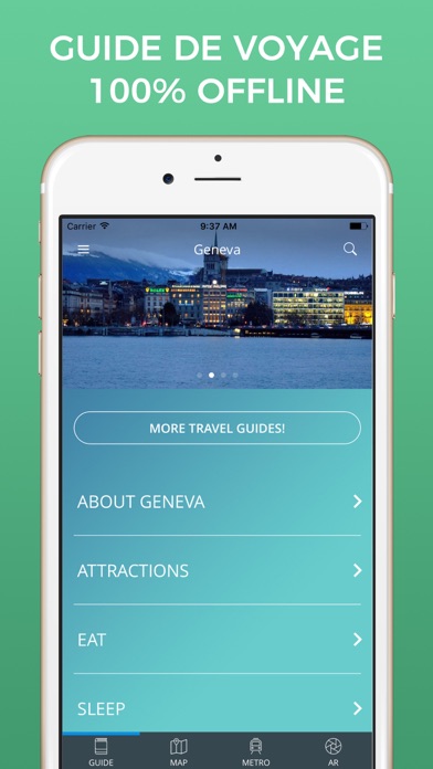 Screenshot #1 pour Genève Guide Voyage avec Offline Maps