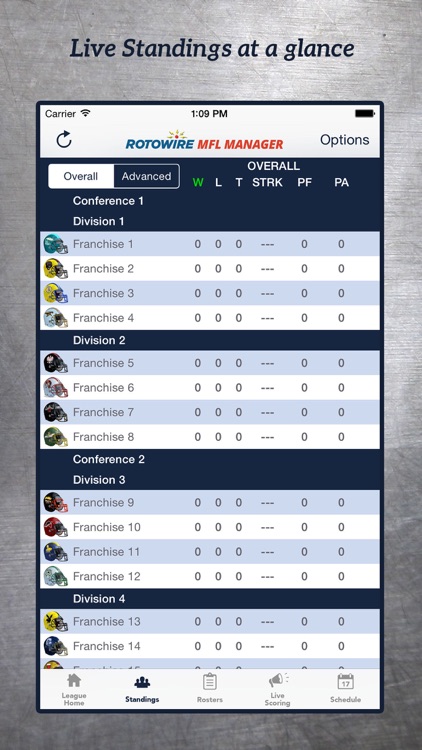 MyFantasyLeague Manager 2017 by RotoWire screenshot-4