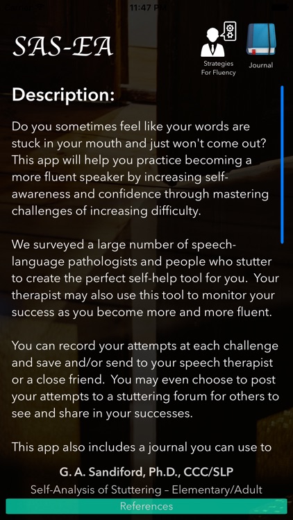 Self-Analysis of Stuttering - Elementary/Adult