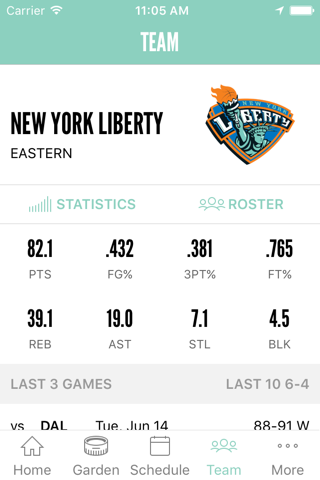 Official New York Liberty screenshot 4