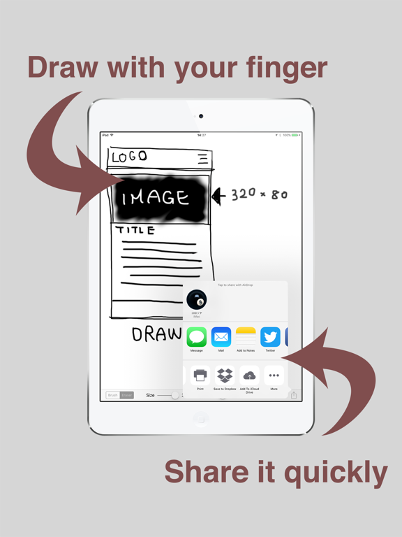 Screenshot #5 pour Quick Share Brush