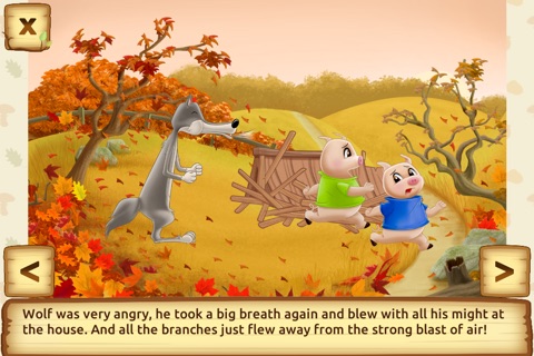 Three Little Pigs - fairy tale with games for kids screenshot 4
