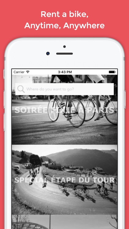 Spadfinder, Rent a bike, Anytime, Anywhere