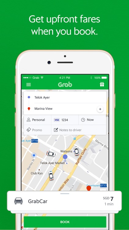 Grab - Car, Taxi, Bike Booking App screenshot-0