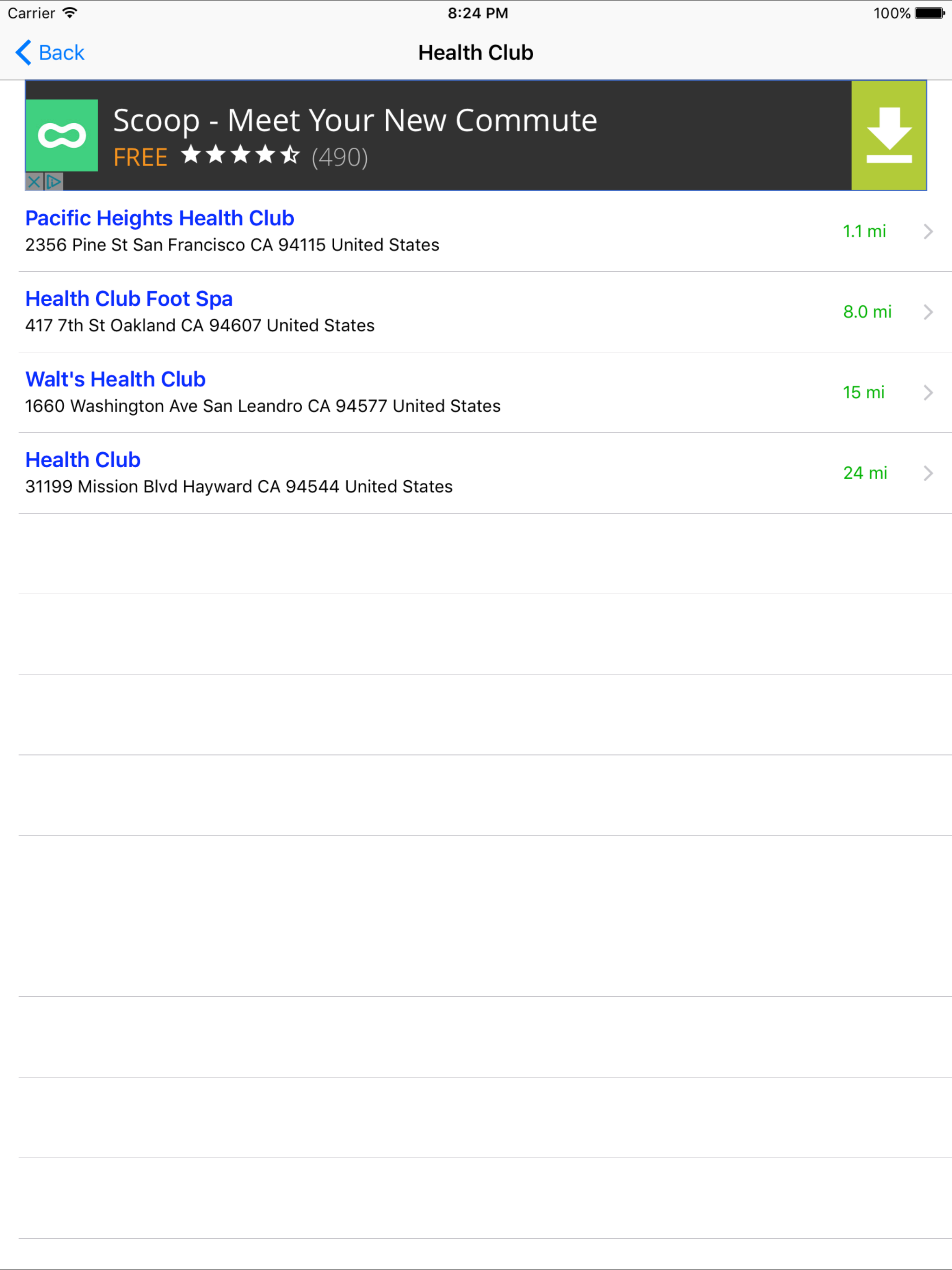 Gym Finder: Find Fitness Workout Gyms Near Me