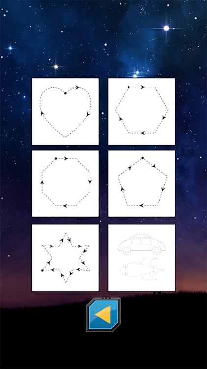 Draw Geometric Shapes Tracing Game