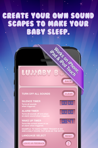 Lullaby Baby - Sounds to help your child sleep screenshot 4