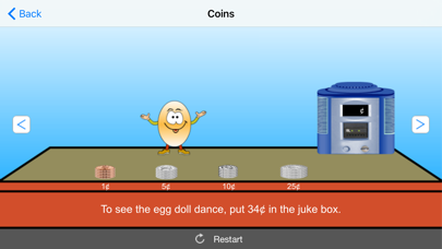 Screenshot #1 pour Paying with Coins and Bills (American Currency)