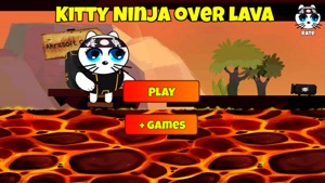 Kitty Ninja : the flying cat screenshot #1 for iPhone
