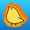 Chidori Cute Yellow Bird Sticker