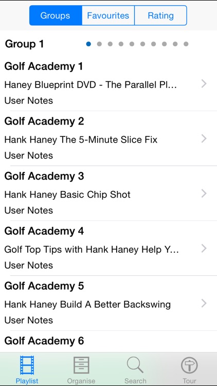 Golf Academy.