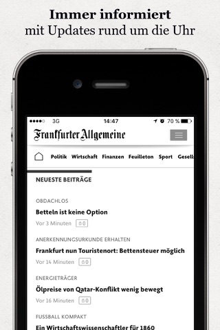 FAZ.NET - Nachrichten screenshot 3