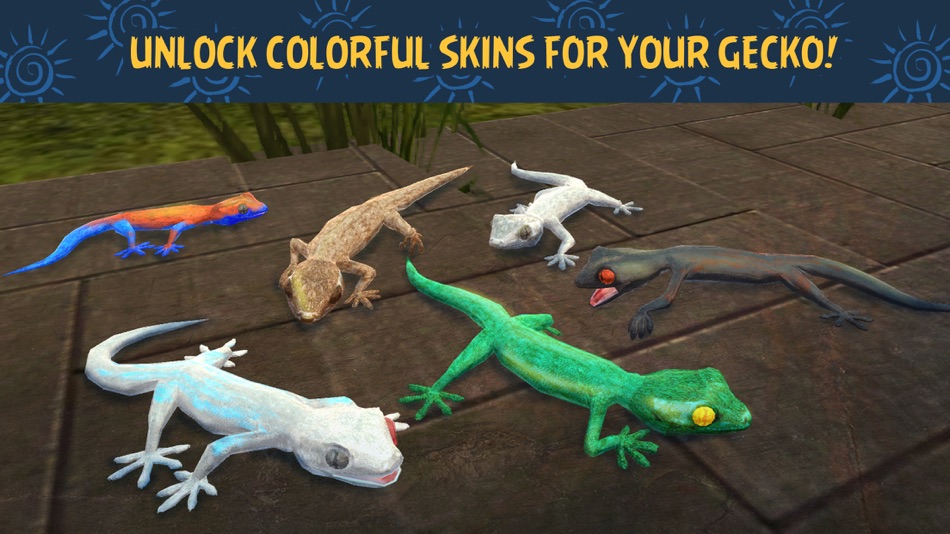 #4. Gecko Survival Simulator 3D (iOS) 由: Tayga Games OOO