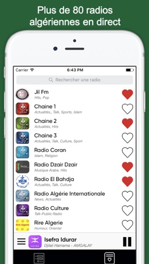Radio Algérie : algerian radios FM dans l'App Store