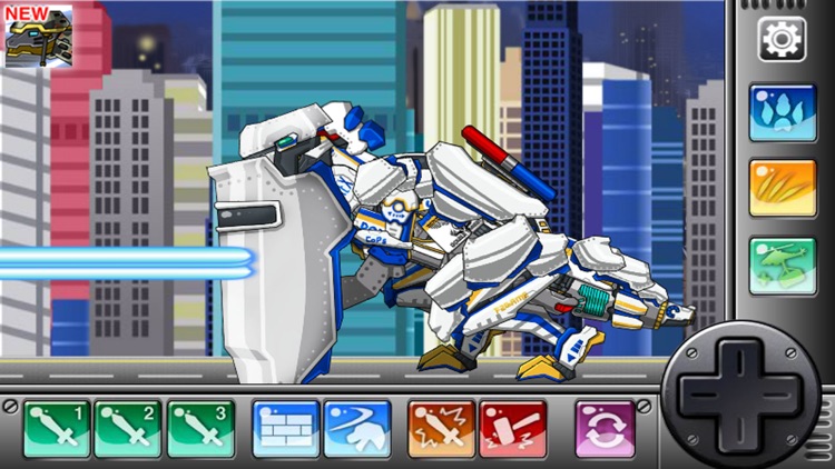 Combine! Dino Robot - T-rex Cops screenshot-3