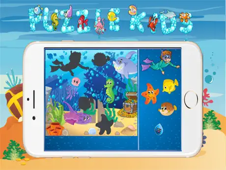 Sea Animals Puzzle Toddlers Learning Games