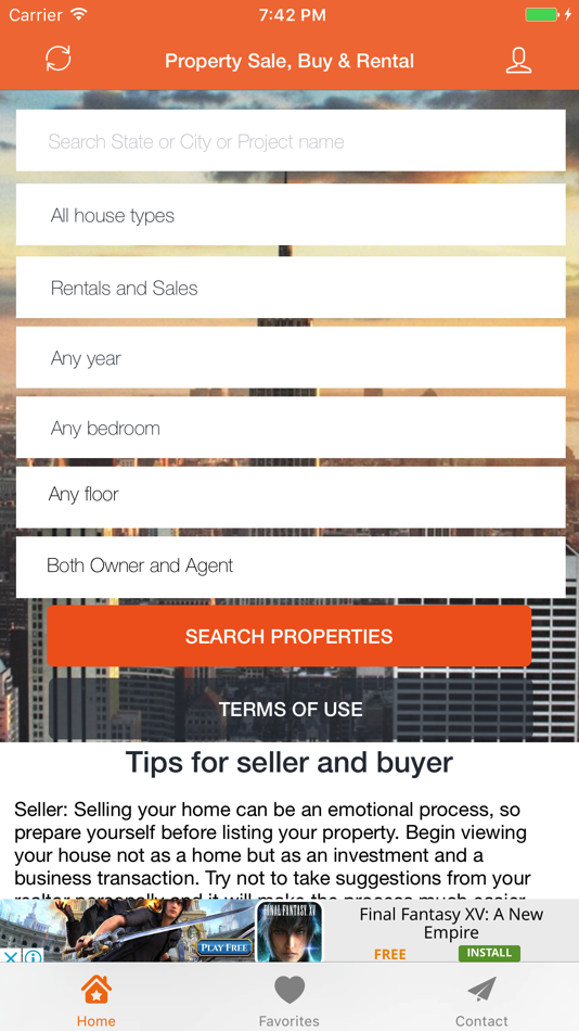 Property Sale, Buy & Rental-Search & post houses - 1.0 - (iOS)