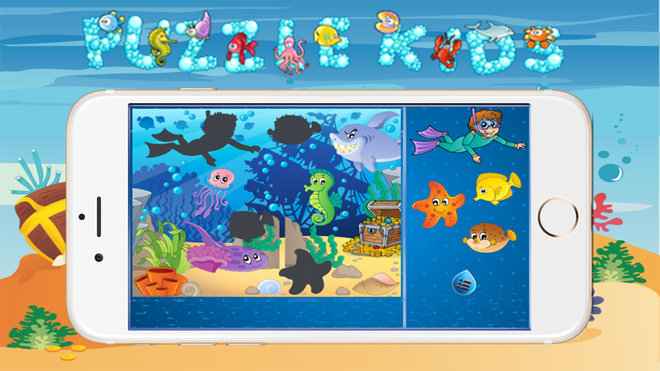 Sea Animals Puzzle Toddlers Learning Games - 1.0 - (iOS)