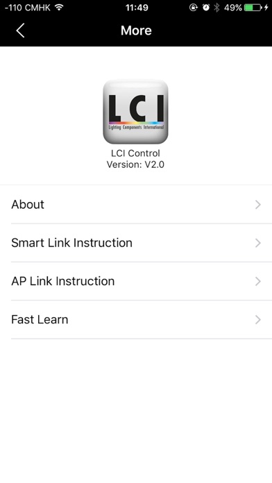 Screenshot 4 of LCI Control 2.0 App