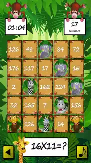 jungle math bingo iphone screenshot 4