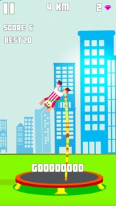 Trampoline Men - (Stickman 3D) screenshot #2 for iPhone