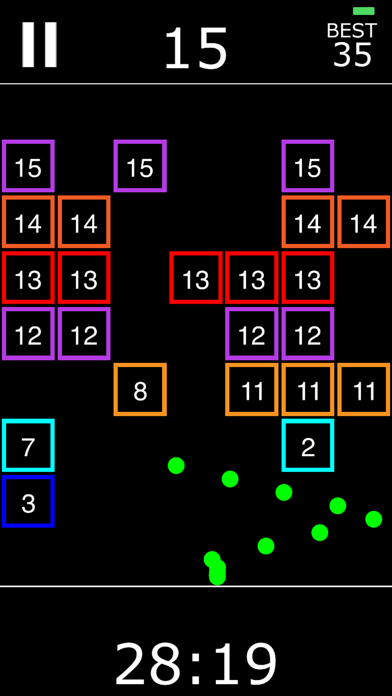 Screenshot #2 pour Ball Blocks - Color Balls vs Blocks Game