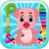 Fat Pigs Colouring Book Game