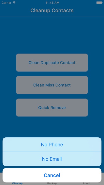 Contacts Cleanup & Address Book Cleaner