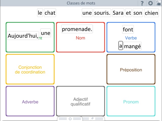 Outils pour l'école : Classes de mots(圖1)-速報App