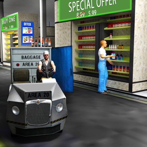 Drive Thru Supermarket 3D - Cargo Delivery Truck Icon