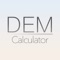 The DEM Calculator is to be used in conjunction with the Developmental Eye Movement Test