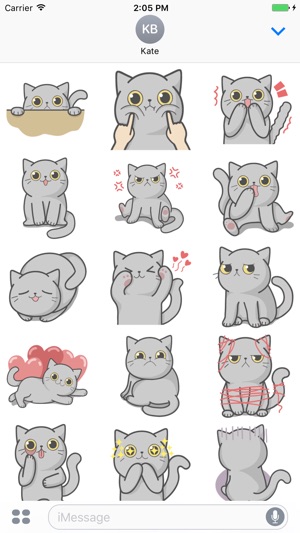 Full Moon Cat! Stickers(圖2)-速報App
