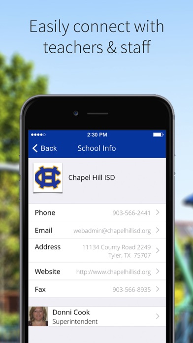 Chapel Hill ISD - Tyler screenshot 2