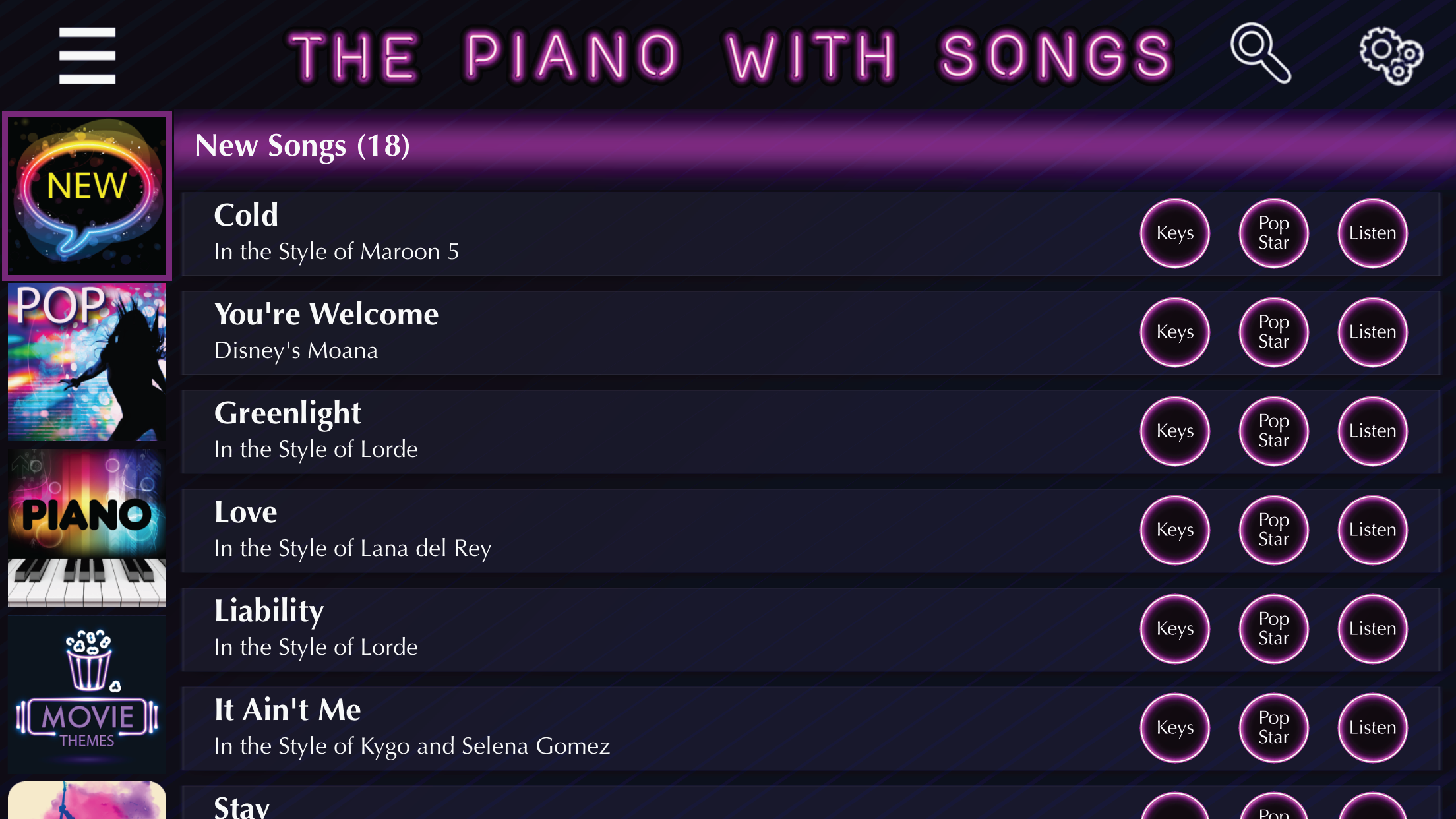 Piano With Songs- Learn to Play Piano Keyboard App screenshot 3