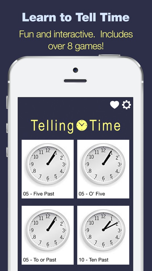 Telling Time - 8 Games to Tell Time - 2.0 - (iOS)
