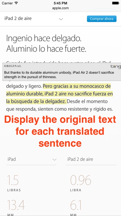 Translate Pro for Safari