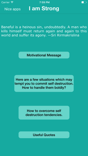 I AM STRONG TO OVERCOME SELF DESTRUCTION MIND(圖2)-速報App