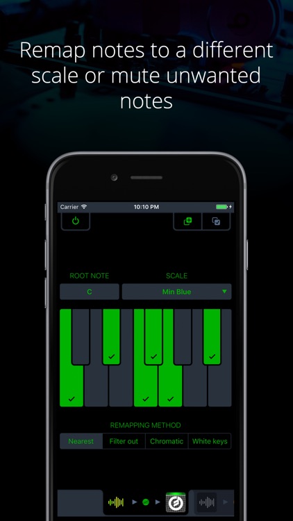 Midiflow Scales – Note remapper for Audiobus 3