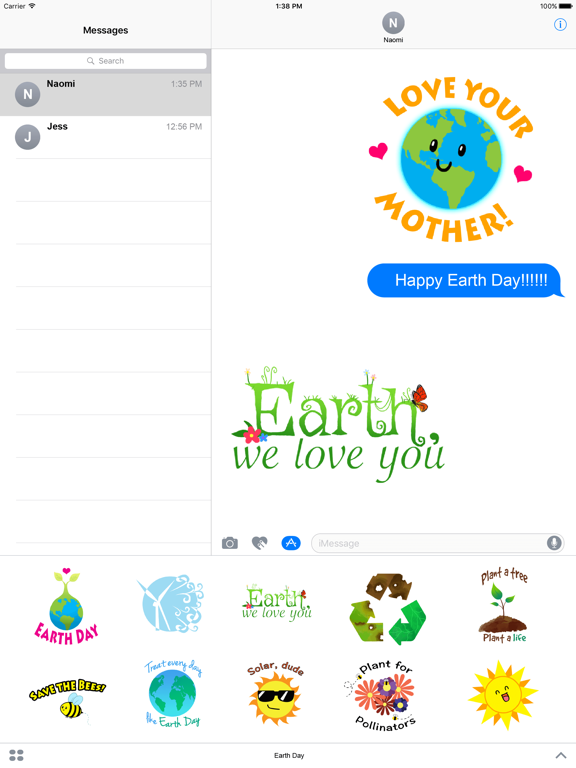 Screenshot #5 pour Earth Day - Stickers
