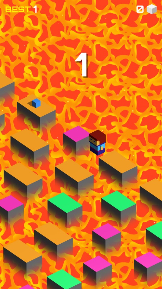 #1. Floor Lava : Block Jump (iOS) 由: Akhanan Pongsawat