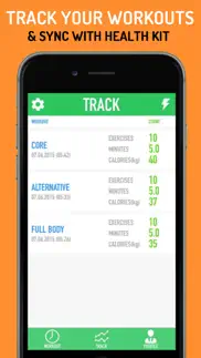 7 minute workout: health, fitness, gym & exercise iphone screenshot 3