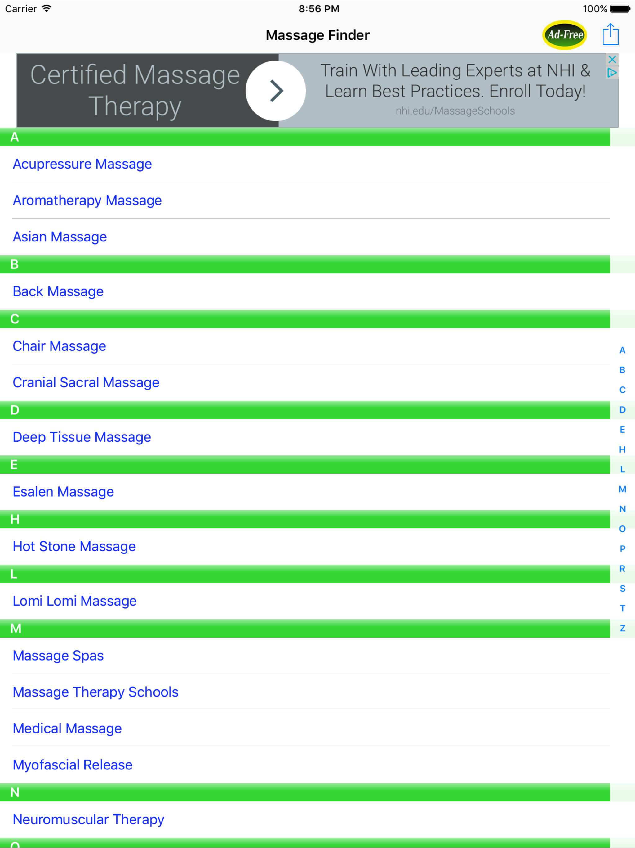 Massage Finder: Find In Home & Mobile Therapist