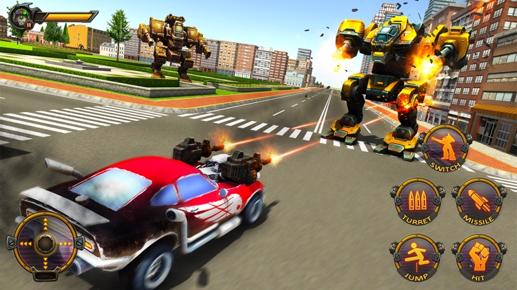 Robots Car War Transformer - Fighting Battle Hero