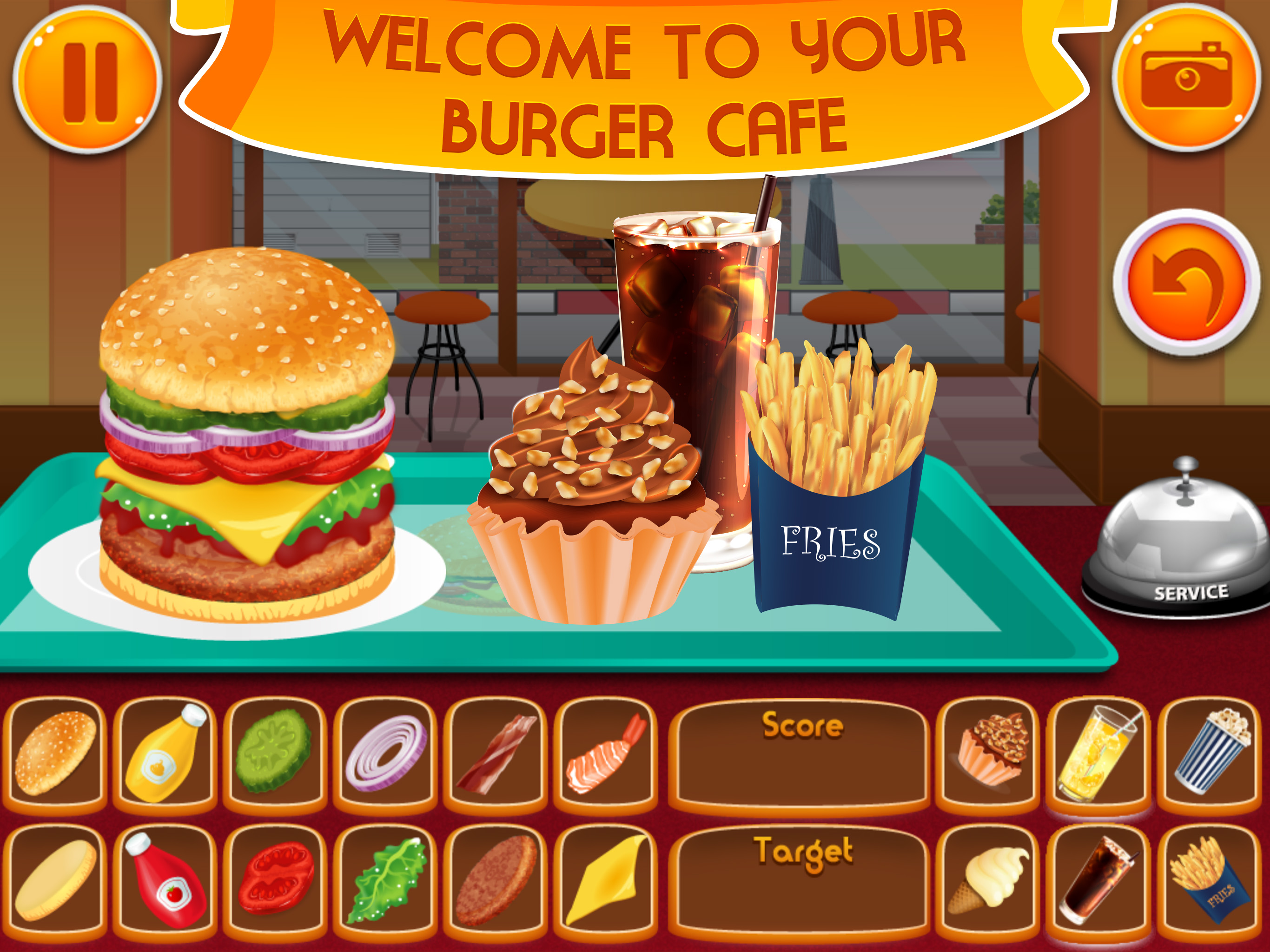 Burger Cafe - Cooking King Master screenshot 6