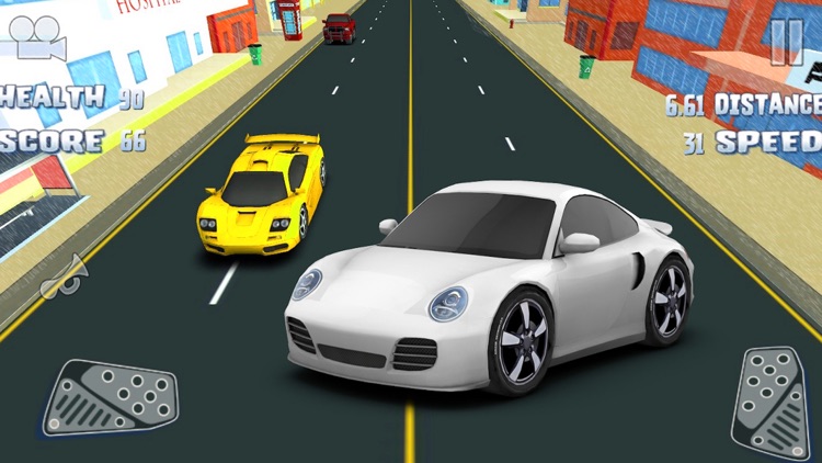 3D Street Car Race Road Warrior screenshot-3