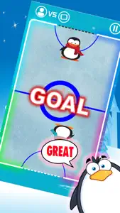 Penguin Fight Glow Ice Hockey Shootout Extreme screenshot #4 for iPhone