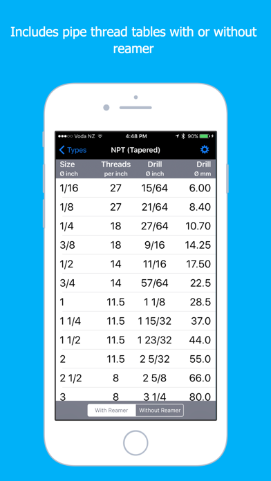 Drill and Tap Tool - Thread Tapping & Through Hole Screenshot